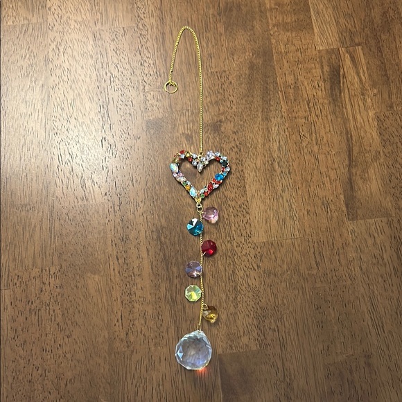 Other - Colorful Heart Crystal Suncatcher